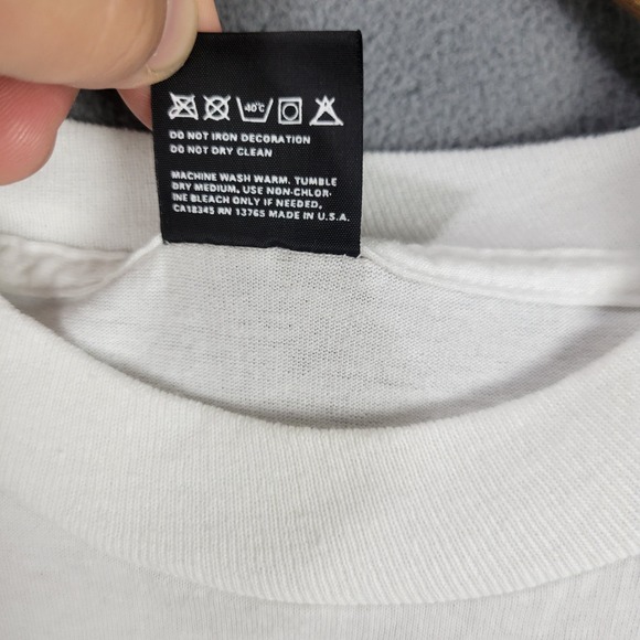 VTG Screen Stars Best T-Shirt Mens XL White Cotton Not Playing With A Full Duck - Picture 4 of 9